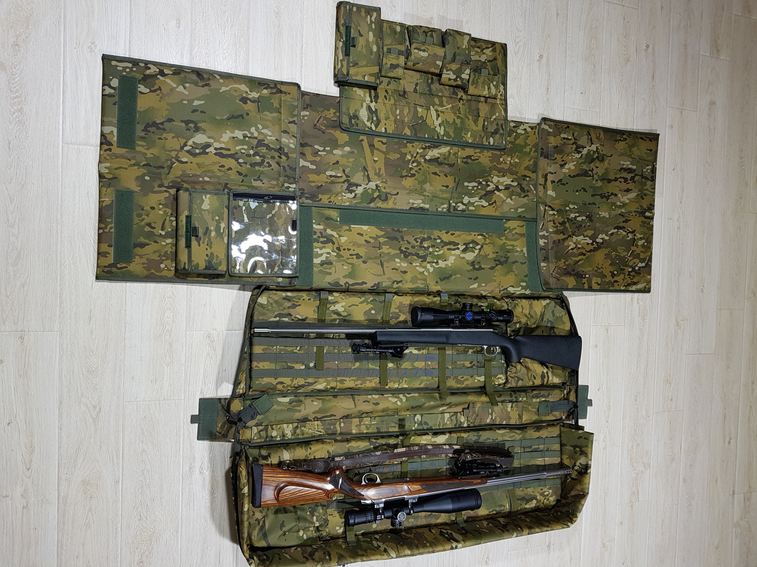 Кейс-мат на 2 винтовки до 127 см №13&nbsp;исполнение в АРМИРОВАННОЙ ткани РИП-СТОП !!!